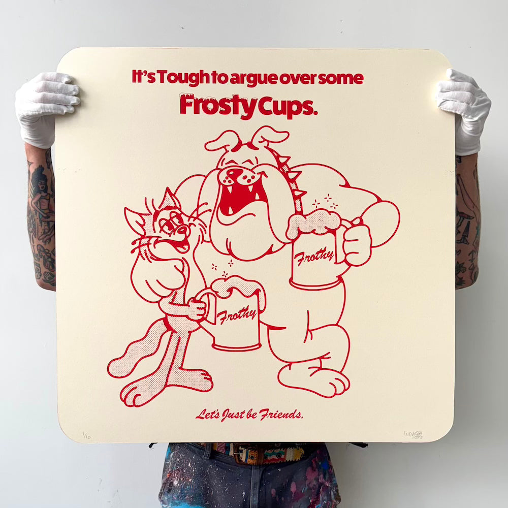 Frosty Cups - Screen Print Artists Proof
