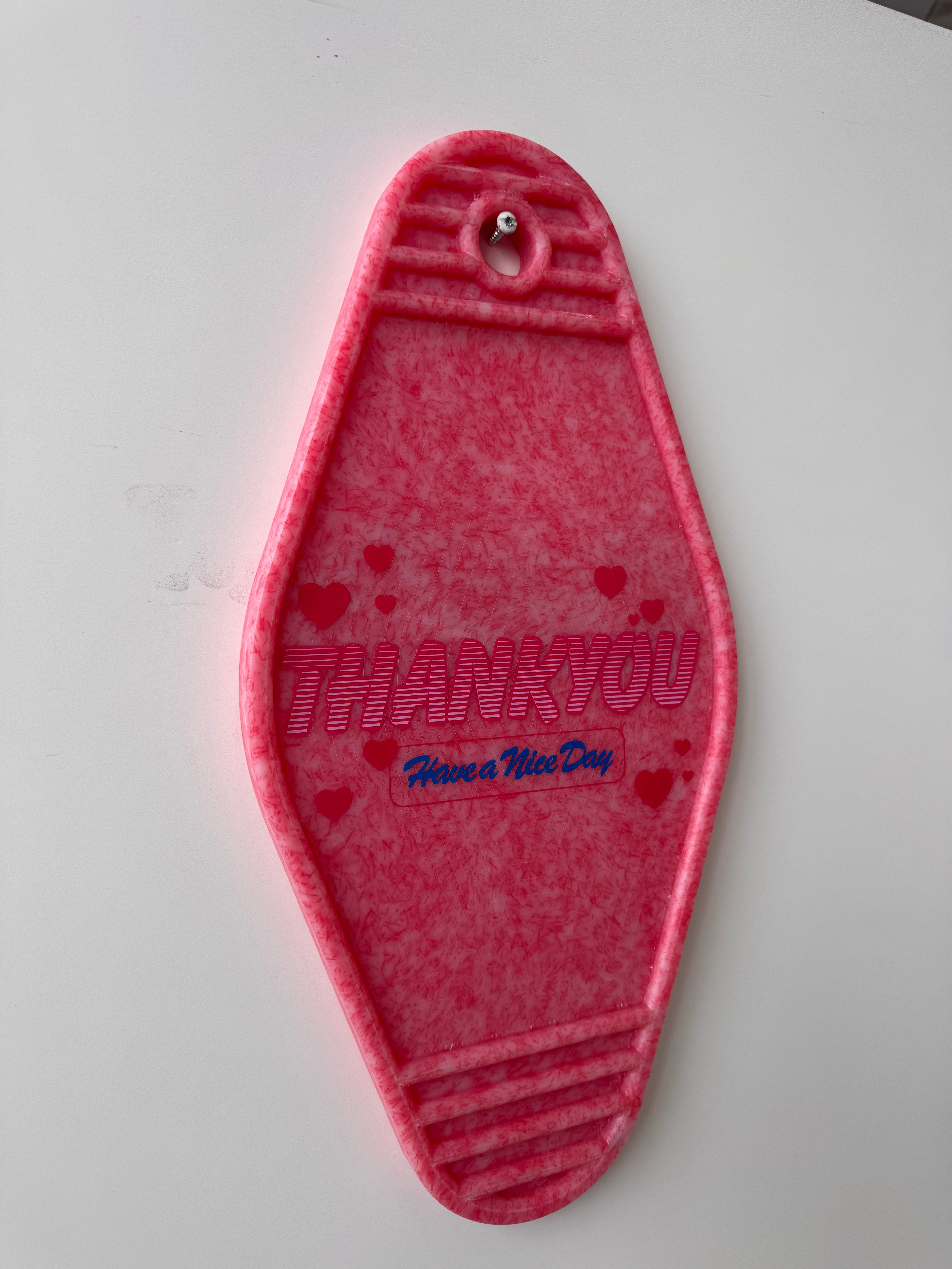 "Cash Only" Oversized Key Tag