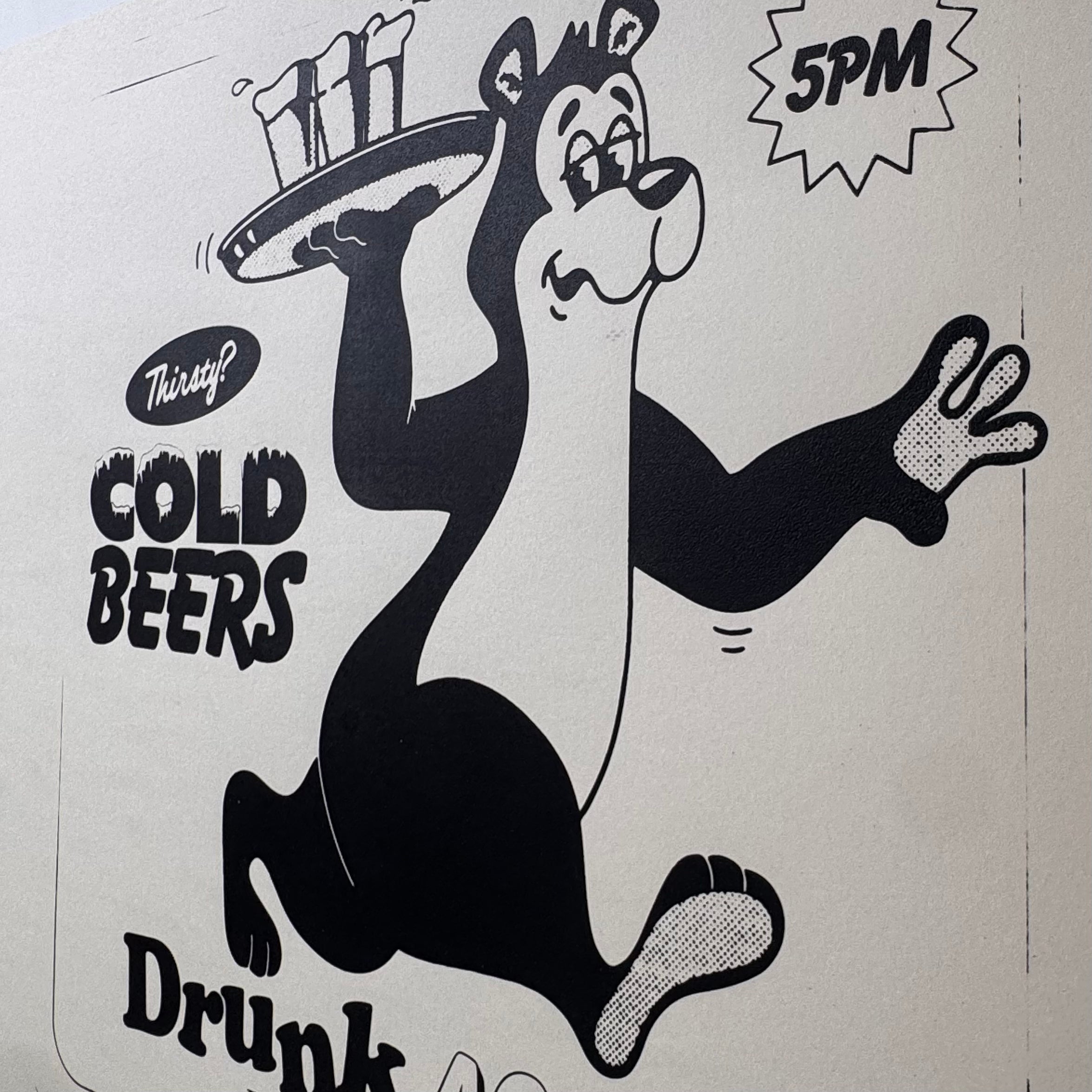"Drunk Again" Screen Print Artist Proof (Black)
