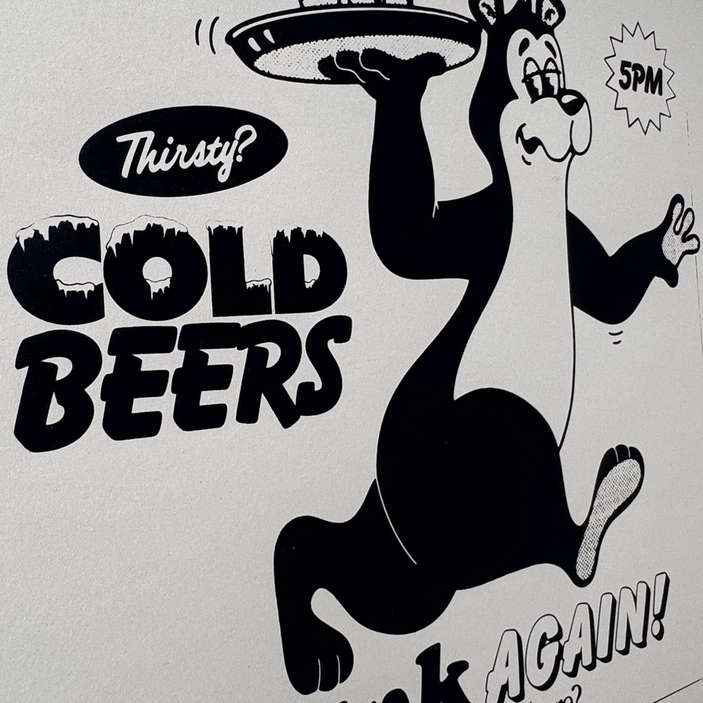 "Drunk Again" Screen Print Artist Proof (Black)