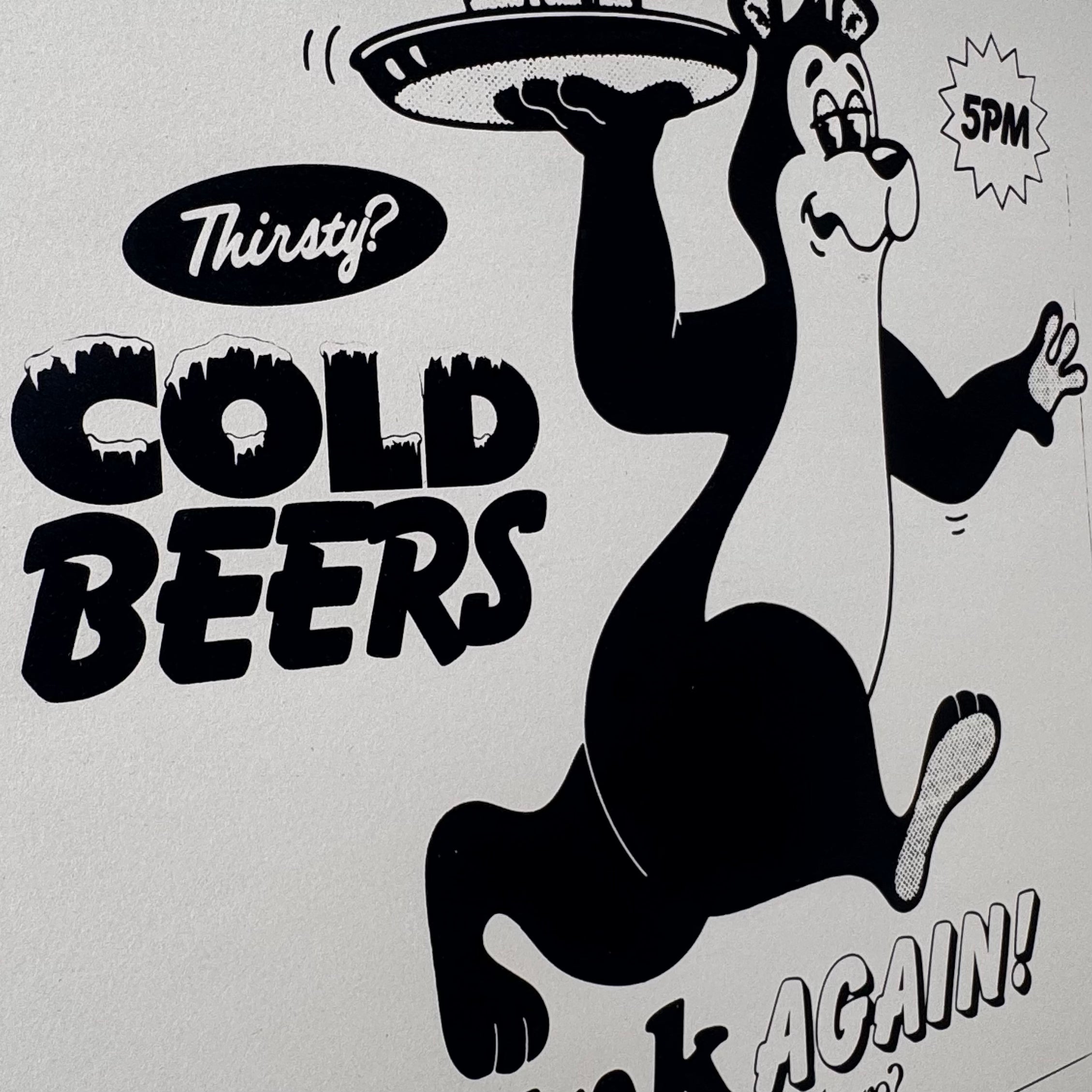 "Drunk Again" Screen Print Artist Proof (Black)