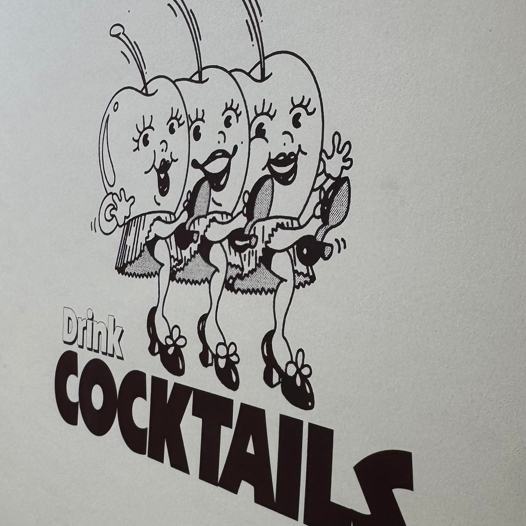 "Cocktails"  Screen Print Artists Proof