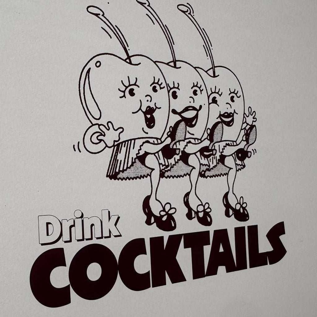 "Cocktails"  Screen Print Artists Proof